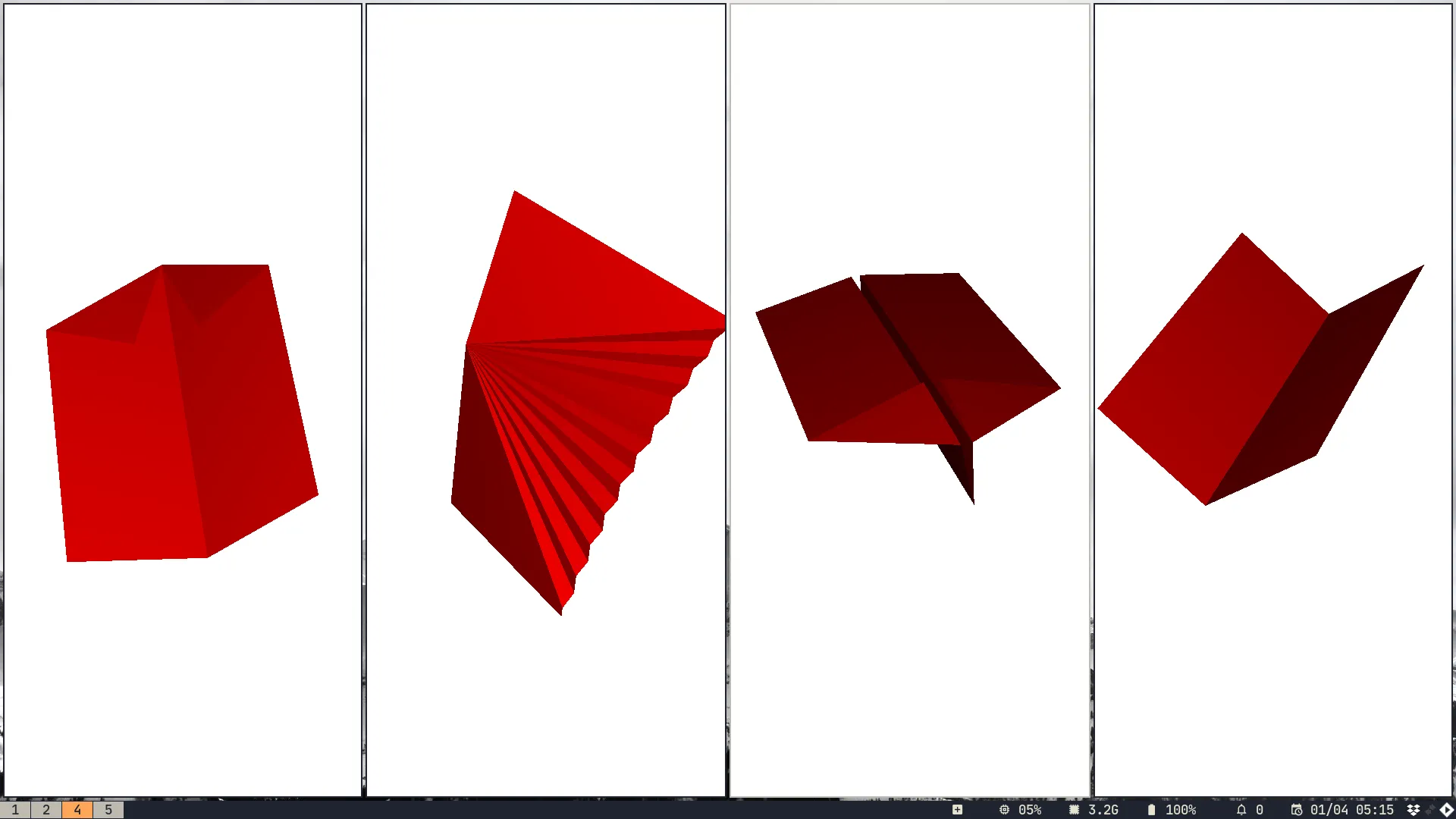 Some example folds created by FOLD3R programs